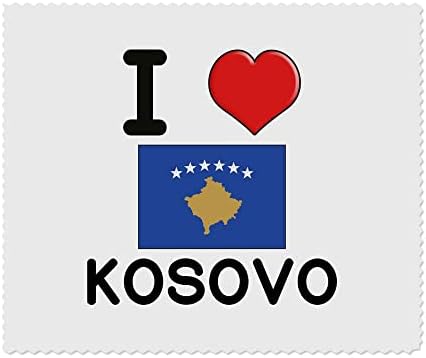 Azeeda 2 x 'Szeretem Koszovó' Mikroszálas Lencse/Szemüveg Tisztító Kendők (LC00017799)