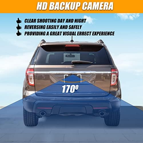 Hátsó parkolássegítő Biztonsági Kamera Kompatibilis a 2011-2015 Ford Explorer Cserélje ki 590-421 EB5Z-19G490-EGY DB5Z-19G490-EGY