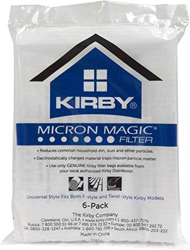 KIRBY Porszívó Rendszer Filter a Micron Magic technológia 6 Csomag Része 204811