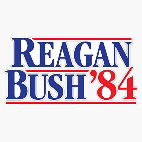 Reagan Bush 84 Matrica Vinyl Matrica 5