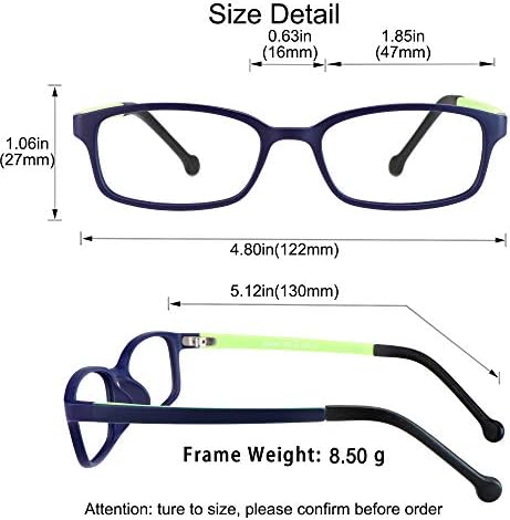 Gyerek Kék Fény Blokkoló Szemüveg, Anti Terhelését, valamint a Homályos, Számítógép Olvasó Szemüveg, Vágott UV400 Tükröződésmentes