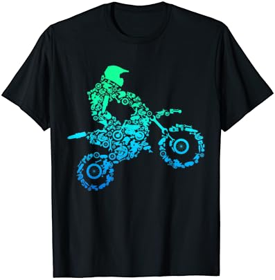 Dirt Bike Rider Motocross Enduro Dirt Bike Ajándék Póló