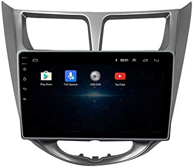 Android 10 Autoradio Autós Navigációs Sztereó Multimédia Lejátszó, GPS, Rádió, 2.5 D érintőképernyő forHyundai Verna/Akcentussal/Solaris