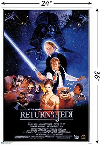Tendenciák a Nemzetközi 24X36 Star Wars: A Jedi Visszatér - Egy Lap 3 Fali Poszter, 24 x 36, keret nélküli Változat