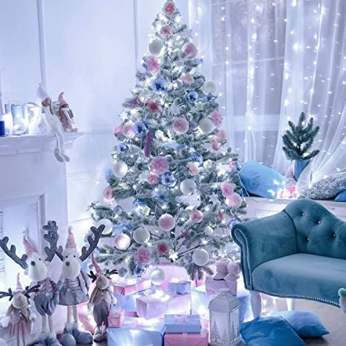 JMEXSUSS 33ft 100 LED-500 LED Karácsonyi Fények, 8 Módok Tiszta Vezeték Ragyogj Tündér String Világítás Beltéri, Plug-in Karácsony String