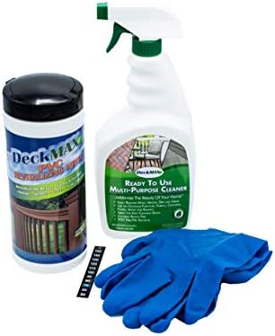 DeckMAX PVC Törölje Bundle-Clean & Újjáéleszteni PVC Korlát & Trim A PVC Törölje Csomag. Tartalmazza a Teljes készlet Tisztítsa meg újjáéleszteni