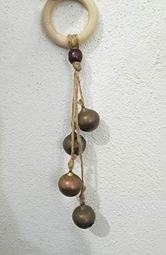 Retro Réz-Harang String Otthon Kert Dekoráció Lógó Csengő Fa Gyűrű Zsineg Dekoráció (Style1)