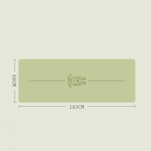 EODNSOFN 1830 * 680 * 5mm Jóga Szőnyeg Helyzetben Vonal Csúszásmentes Szőnyeg Szőnyeg Kezdő Környezeti Torna Szőnyeg (Szín : B, Méret : 183