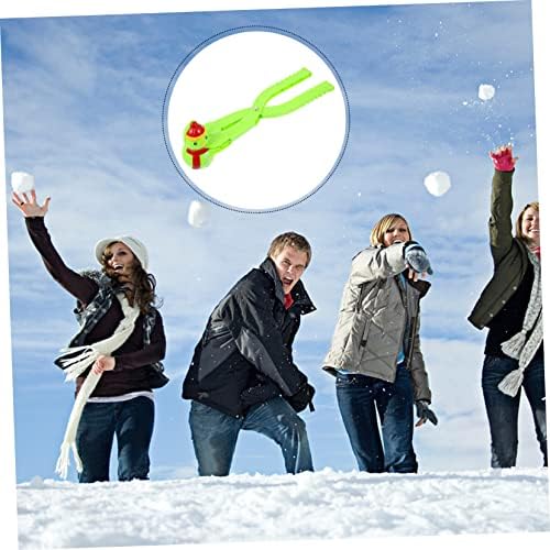 HAPINARY 4db Hógolyó Klip Gyerekek Snowglobe Kívül Játékok Gyerekeknek, Sport Játékok, Műanyag Hógolyó Készítő Hógolyó Bilincs Hógolyó,