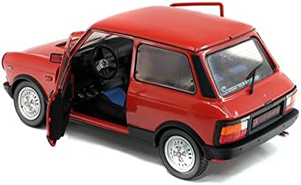 Solido 421185610 Autobianchi A112 MK5 Abarth 1980-As Modell Autó 1:18 Méretarányú Piros
