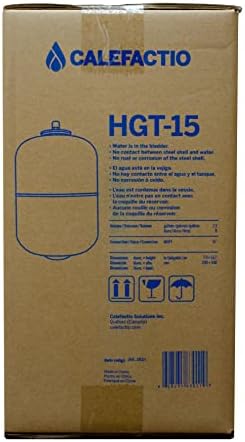 Calefactio HGT-15 nem iható tágulási tartály a víz-glikol sugárzó emeleti, valamint más fűtési alkalmazás - 2.1 liter, Szürke