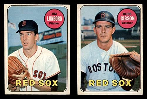 1969 O-Pee-Chee Boston Red Sox Közelében Csapat készen áll a Boston Red Sox (Set) VG+ Red Sox