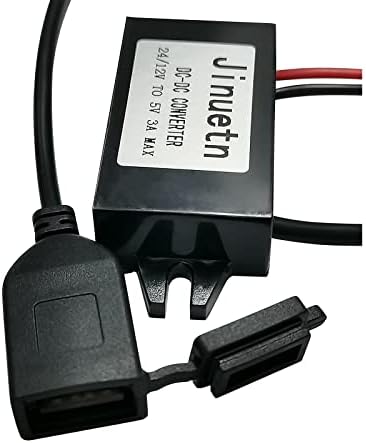 Jinuetn DC Konverter Buck Modul 12/24V Átalakítani, hogy 5V3A USB-Kimeneti Adapter (USB-Vízálló)
