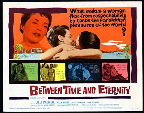 Közötti Idő Az Örökkévalóság (1960) Eredeti Film Poszter