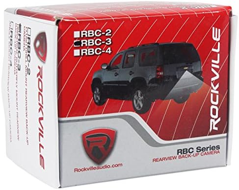 Rockville RBC3 éjjellátó Autó Biztonsági Kamera Univerzális Hegy Vissza Cam