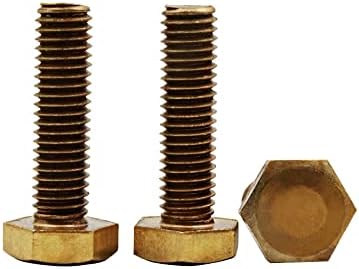 1db M14 hatszög fej réz csavarok külső hex tart fogak csavar mechanikus retesz brassiness bolt 50mm-80mm hossz (Length: M14x60mm)