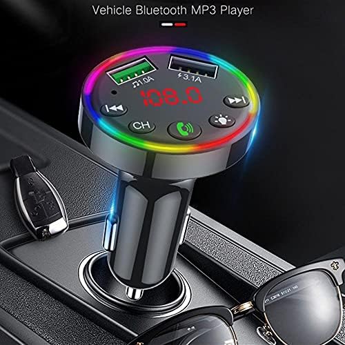 MOOKEENONE 1x Vezeték nélküli Autó FM Transmitter Kit MP3-Lejátszó, Rádió Adapter 2 USB Töltő