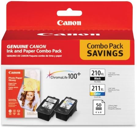 Canon 2973B004 PG-210 XL, valamint a CL-211 XL Ink & PG-210XL Fekete Tintapatron Kompatibilis MX330, MP240, MP480, MP490, iP2702, MX340,