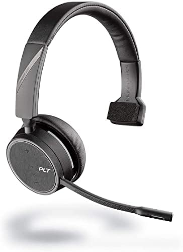 Plantronics - Voyager-4210 Hivatal kétirányú Bázis USB-A (Poly) - Bluetooth-Egyetlen-Ear (Monó) Fülhallgató - Connect to PC, Mac, & Pult Telefon-zajszűrős-Működik