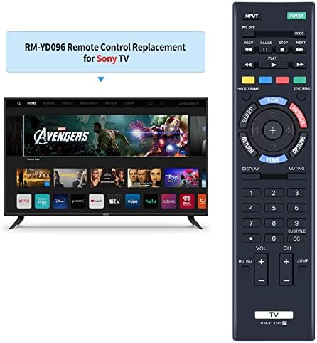 RM-YD096 Helyettesítő Távirányító Kompatibilis Sony Bravia TV KDL-50R550A KDL-60R510A KDL-60R520A KDL-60R550A KDL-60R551A KDL-60R555A KDL-60R557A