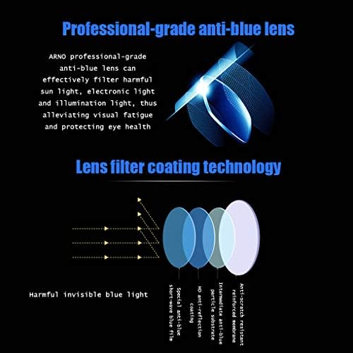 RXBFD Kék Fény Blokkoló Photochromic Progresszív Multifocus Olvasó Szemüveg,Félig Fém Felni Intelligens Zoom Számítógép Olvasók,Anti-UV Polarizált