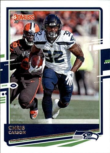 2020 Donruss 223 Chris Carson Seattle Seahawks NFL Labdarúgó-Trading Card