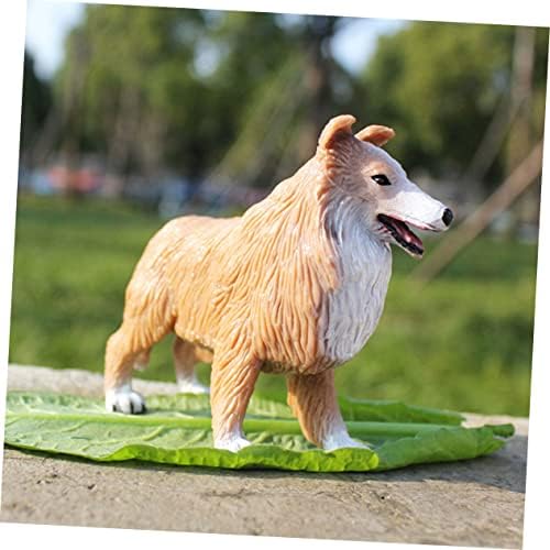 BESPORTBLE 1db Szimulált Kutyája Dekoráció Mininature Pet Kiskutya Modell Miniatűr Állat Figurák Szoba Dísze Kutyája Modell