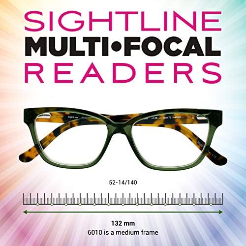 Látszik 6010 Progresszív Multifocus Olvasó Szemüveg Prémium Minőségű-Acetát Keret AR Bevonatos Lencse