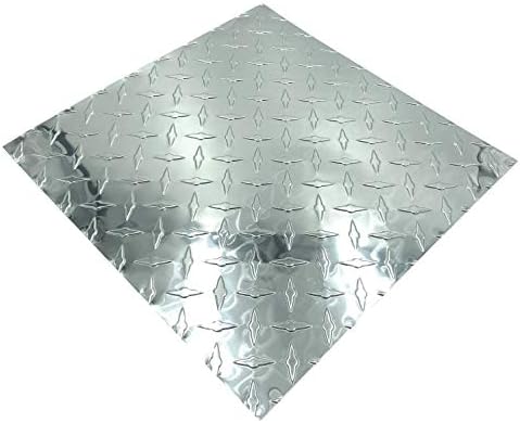 SAS 1-0.025 (Vékony) 10 FT Domború Alumínium Gyémánt Ellenőrző Lemez, Lap/Tekercs (Több Méretben, Színben) - (8in. X 10ft, Fekete)