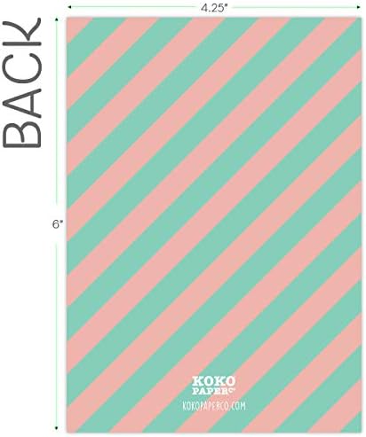 Koko Paper Co Születésnapi Torta Meghívókat. Készlet 25 Fill-In Stílus Kártya-Fehér Borítékot. Design, Két emeletes Tortát Banner-re,
