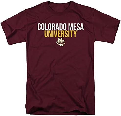 Kolorádói Mesa Egyetem Hivatalos Halmozott Felnőtt Unisex Póló