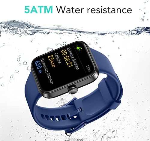 SKG Smart Óra, Fitness Tracker 5ATM Vízálló Úszni, Egészségügyi Monitor a pulzusszám, a Vér Oxigén, Aludni, 1.7 érintőképernyő, Bluetooth