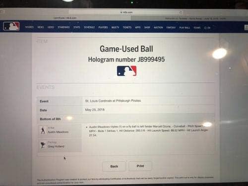 Austin Rétek Korai Hit - az 1. Karrier, Hármas-MLB Holo 2018 év Újonca Baseball - MLB Baseball Játék, Használt