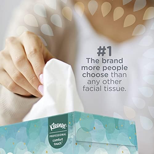 A Kleenex® FSC-Tanúsítvánnyal rendelkező 2-Rétegű papírzsebkendő Pop-Up Dobozok, 8 1/4 × 8 1/2, Fehér, 100 Szövetek Per Doboz, Karton Dobozok