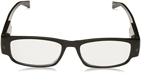 Foster Grant Férfi Lloyd Lightspecs Világító Szemüveg Olvasás, Fekete/Átlátszó, 59 Mm MINKET