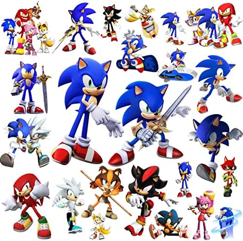 Sonic Fali Matricák Meghámozzuk, majd Bottal Sonic Fali Matricák a Fiúk Szoba Sonic, A Sündisznó Wall Art Falfestmény, Dekor, Baba