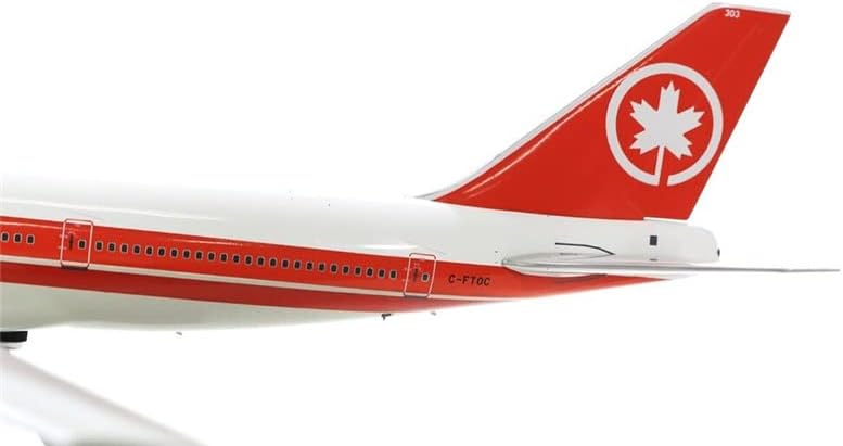 Fedélzeti 200 AIR Canada a Boeing 747-100 C-FTOC állvánnyal Limited Edition 1/200 FRÖCCSÖNTÖTT Repülőgép Előre elkészített Modell