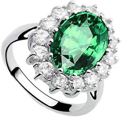 A nők a Divat Gyűrű Szimulált Gyémánt jegygyűrűt a Nők Kézzel készített Luxus Vágott Eljegyzési Gyűrű, Ékszerek, Ajándékok Vintage
