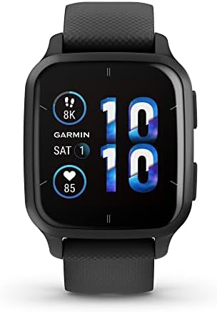Garmin Venu® Sq 2 - Music Edition, GPS Smartwatch, Minden-Nap-Egészségügyi Ellenőrzés, Hosszú Élettartamú Akkumulátor-élettartam,
