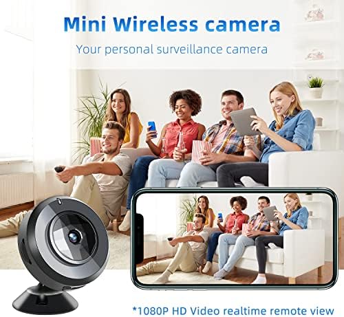 Titkos Kém Kamera Audio Rejtett Kamera Kémkedés Mini WiFi 1080P Vezeték nélküli Kamera, Videó Felvétel Élő adás-Hordozható Kis Megfigyelő