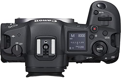 Fényképezőgép Csomag Canon EOS R5 tükör nélküli Fényképezőgép RF 24-105mm f/4-7.1 STM, 420-800mm f/8 Manuális Zoom Teleobjektív Extra