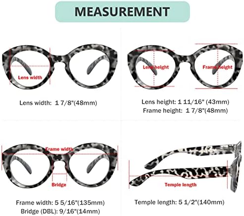 Eyekepper Menteni 10% - os Csomagban 4 Csomag Női Olvasó Szemüveg, 4 Csomag Olvasók a Nők +0.75