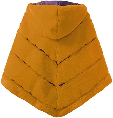Egyszínű Kapucnis Plüss Varrás Bő Kabát Temperamentum Köpeny, Női, Női Téli Kabát