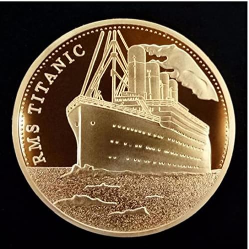 Zonster 1db Titanic Hajó Emlékérme Titanic Incidens Gyűjteni BTC Bitcoin Művészeti lakberendezési Ajándék