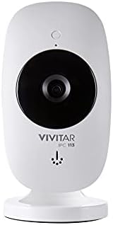 Vivitar IPC113-WHT Széles Látószögű 1080p HD Wi-Fi Smart Home Kamera mozgásérzékelés, éjjellátó, Biztonsági mentést, kétirányú Audió, Gyermek,