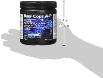 Brightwell Vízi Zátony Kód-P, ionically kiegyensúlyozott por alakú kalcium & lúgos minden tengeri hal & akváriumok zátony, 500g (1.1 kg)