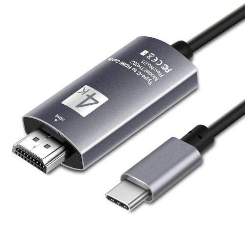BoxWave Kábel Kompatibilis a T-Mobile REVVL V (Kábel által BoxWave) - SmartDisplay Kábel - USB-C-Típusú HDMI - (6 ft), USB C/HDMI-Kábel,