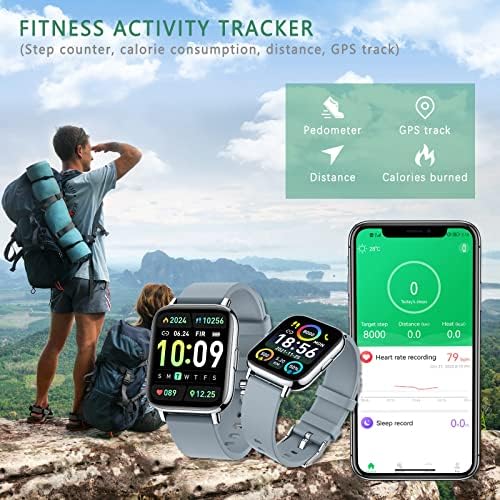 Feilok Intelligens Karóra (Hogy Hívás/Válasz), 1.69 Smartwatch Fitness Tracker Android & iOS Okostelefonok pulzusszám Aludni Követés, Zene