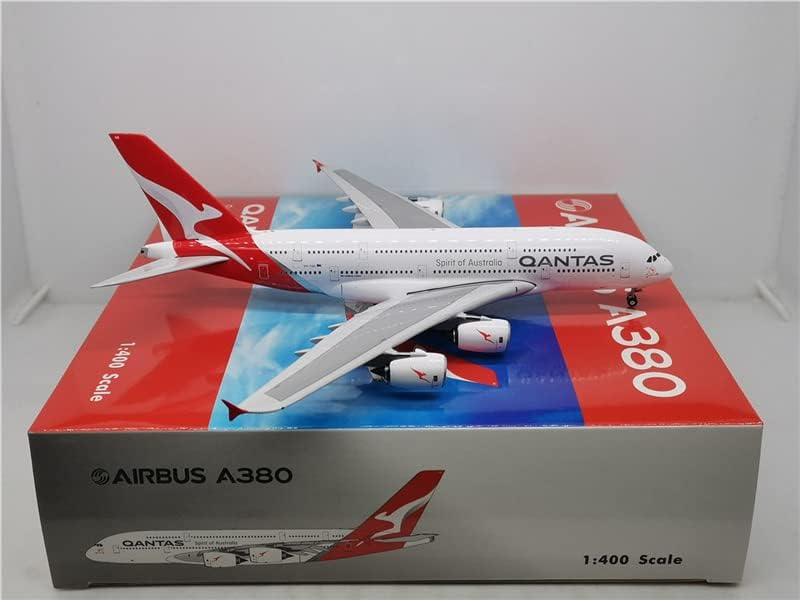 Phoenix Qantas Szellem Ausztrália az Airbus A380 VH-OQG 1?400 FRÖCCSÖNTÖTT Repülőgép Előre épített Modell