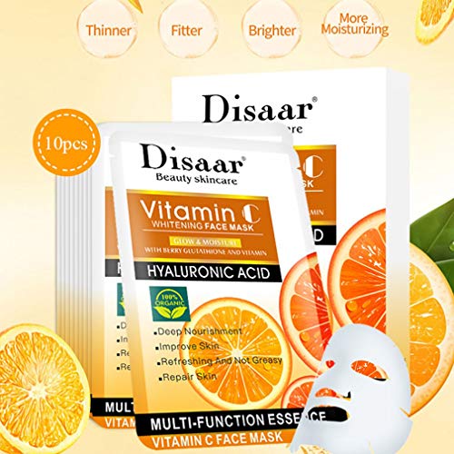 DISAAR Szépség Maszk, hialuronsav Anti-Aging Javítás Lényege, hogy a C-Vitamin 10DB